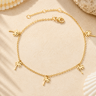 Alani Palm Tree Anklet