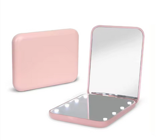 Compact Mirror with LED lights
