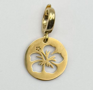 Hibiscus Flower Charm