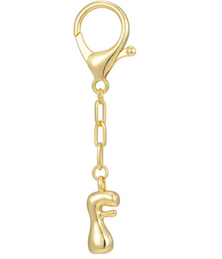 Letter Charm Bag Chain