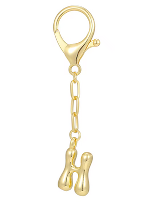 Letter Charm Bag Chain