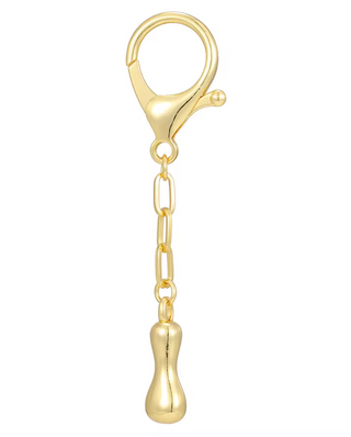 Letter Charm Bag Chain