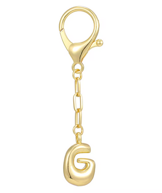 Letter Charm Bag Chain