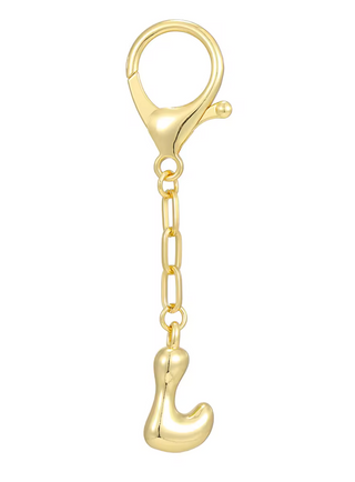 Letter Charm Bag Chain
