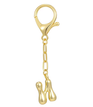 Letter Charm Bag Chain