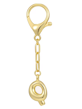 Letter Charm Bag Chain