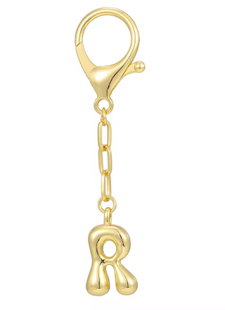 Letter Charm Bag Chain