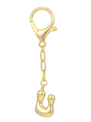 Letter Charm Bag Chain