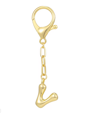 Letter Charm Bag Chain