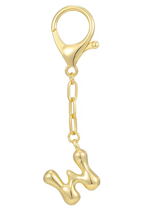 Letter Charm Bag Chain