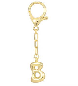 Letter Charm Bag Chain