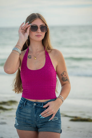 Keira Floral Halter Top