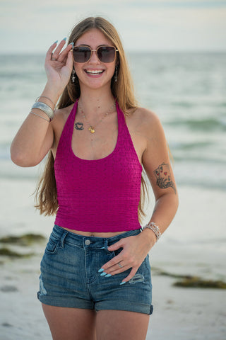 Keira Floral Halter Top