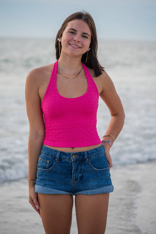 Keira Floral Halter Top
