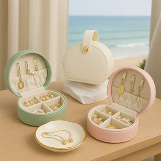 Sandy Stash Travel Jewelry Case